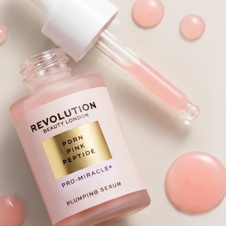 image of Revolution's PDRN Pink Peptide Serum on a white background