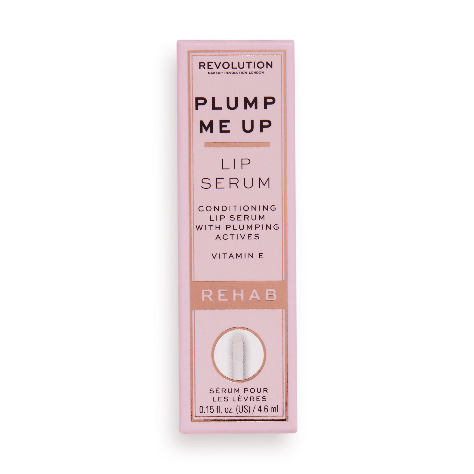 Makeup Revolution Rehab Plump Me Up Lip Serum Orange Glaze