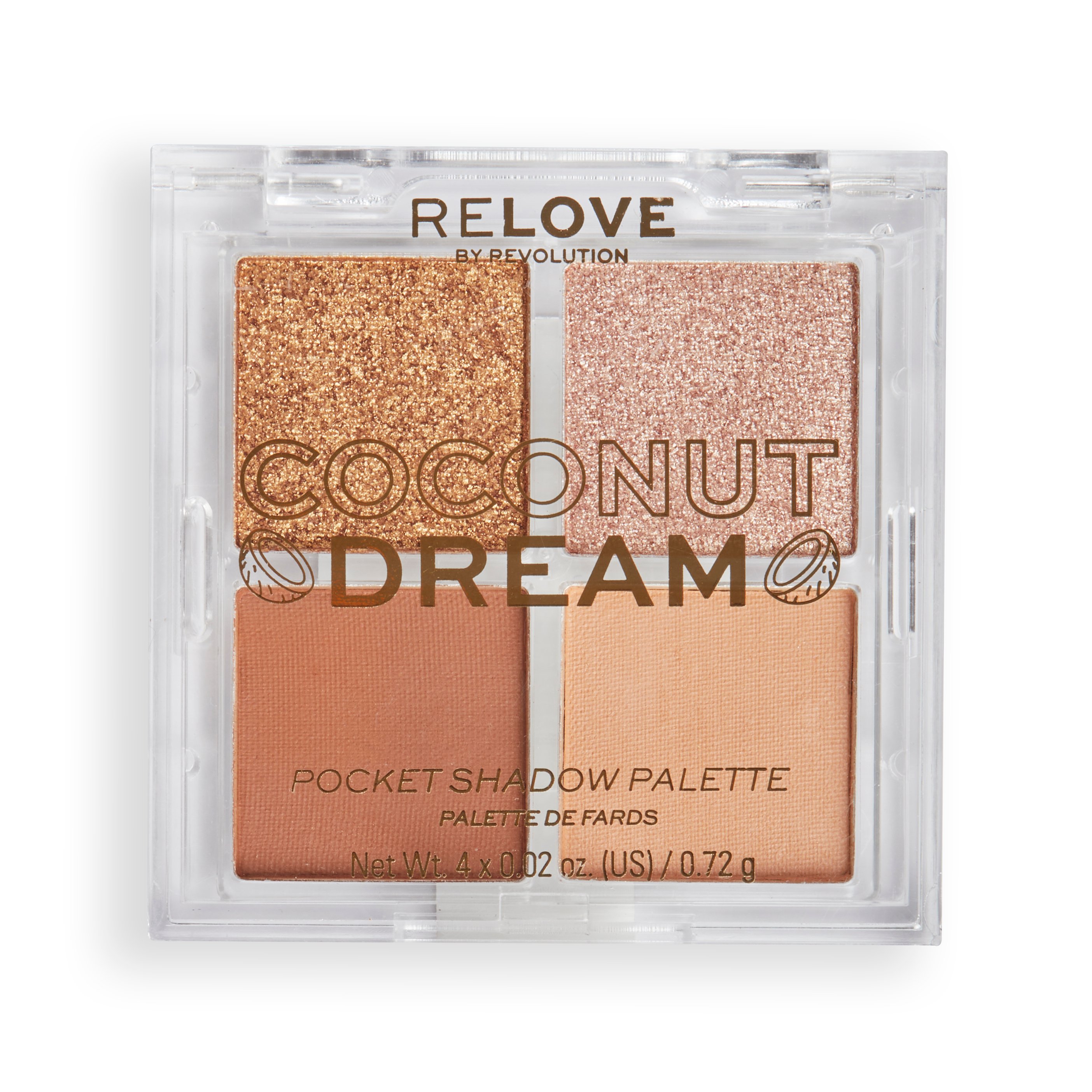 Relove Pocket Eyeshadow Palette Coconut Dream