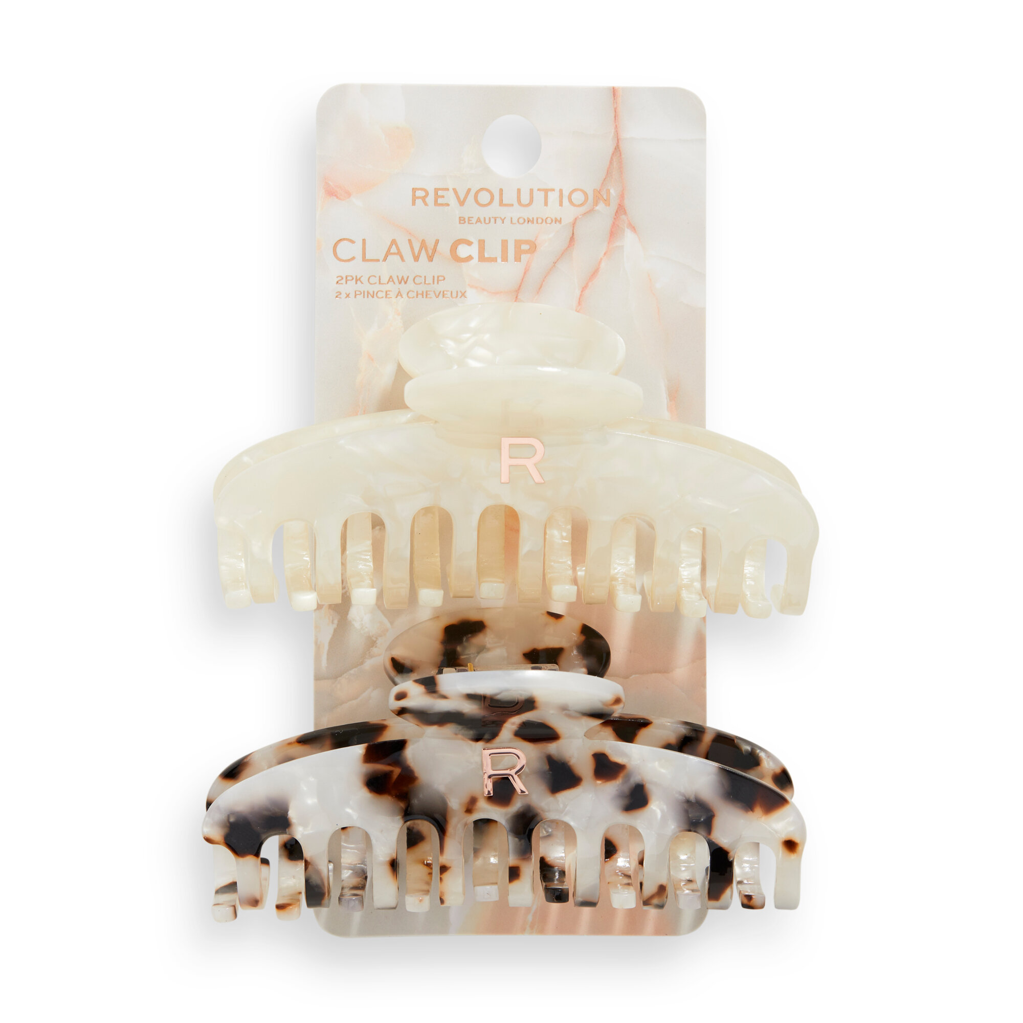 Revolution Haircare Acetate Claw Clip Tortoiseshell/ Ivory