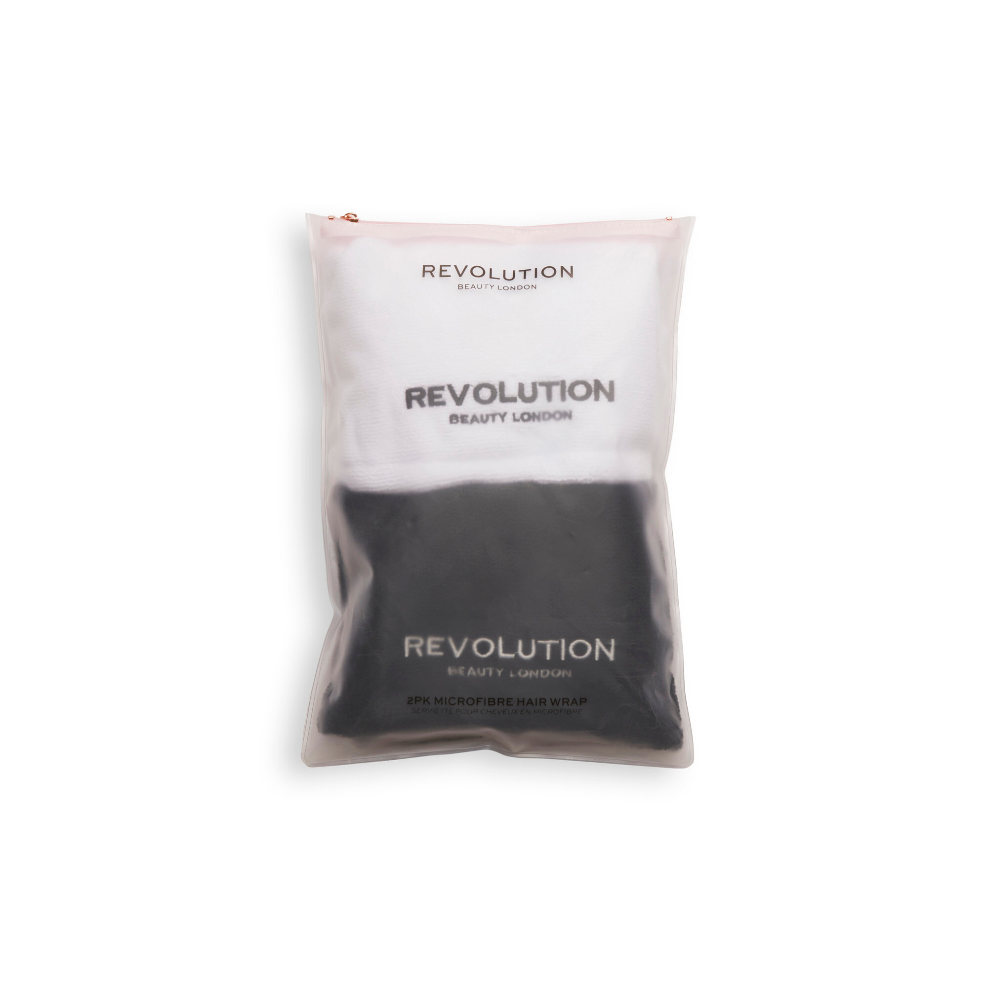 Revolution Haircare Microfibre Hair Wrap Black & White