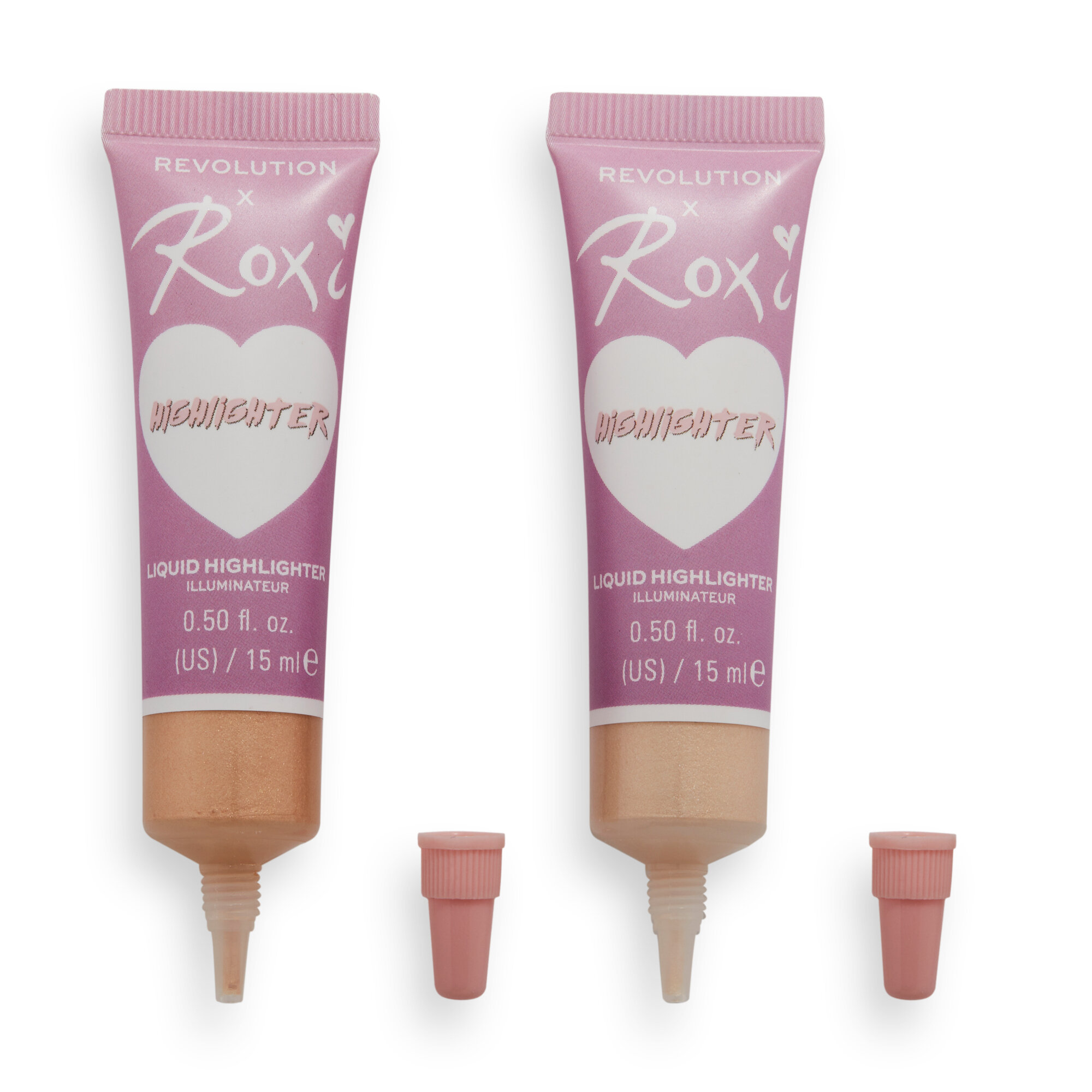 Makeup Revolution X Roxi Cherry Blossom Liquid Highlighter Duo