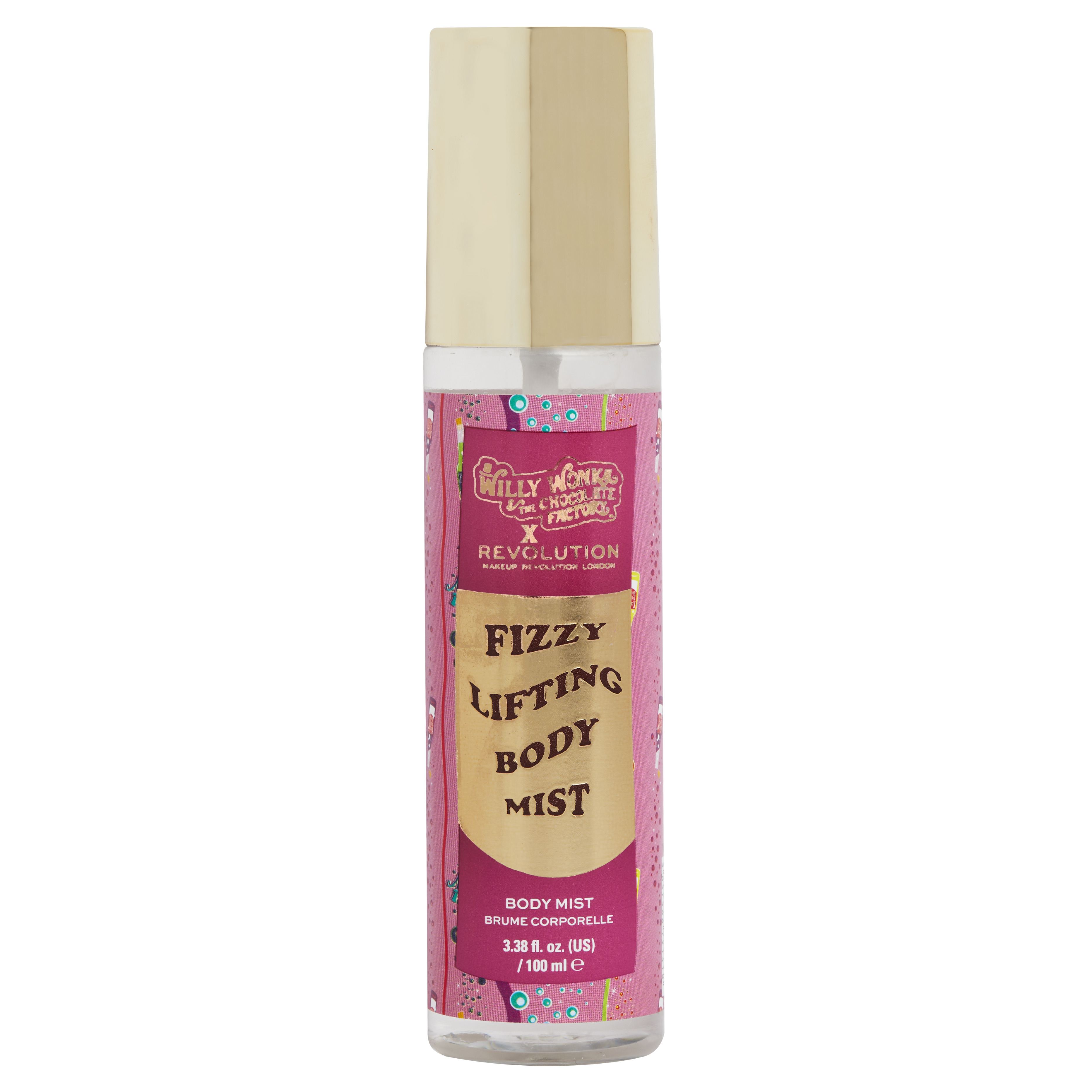 Willy Wonka & The Chocolate Factory x Revolution Fizzy Lifting Body Mist