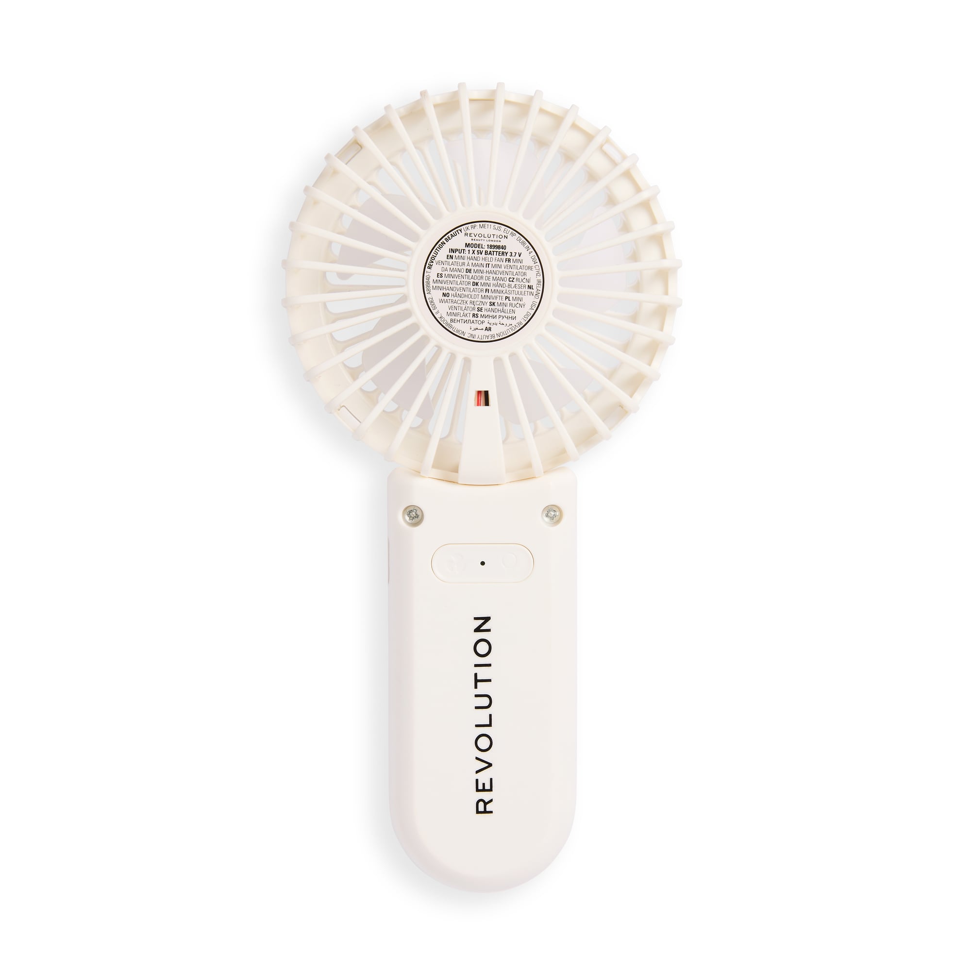 Revolution Poolside Hand Held Electric Fan White