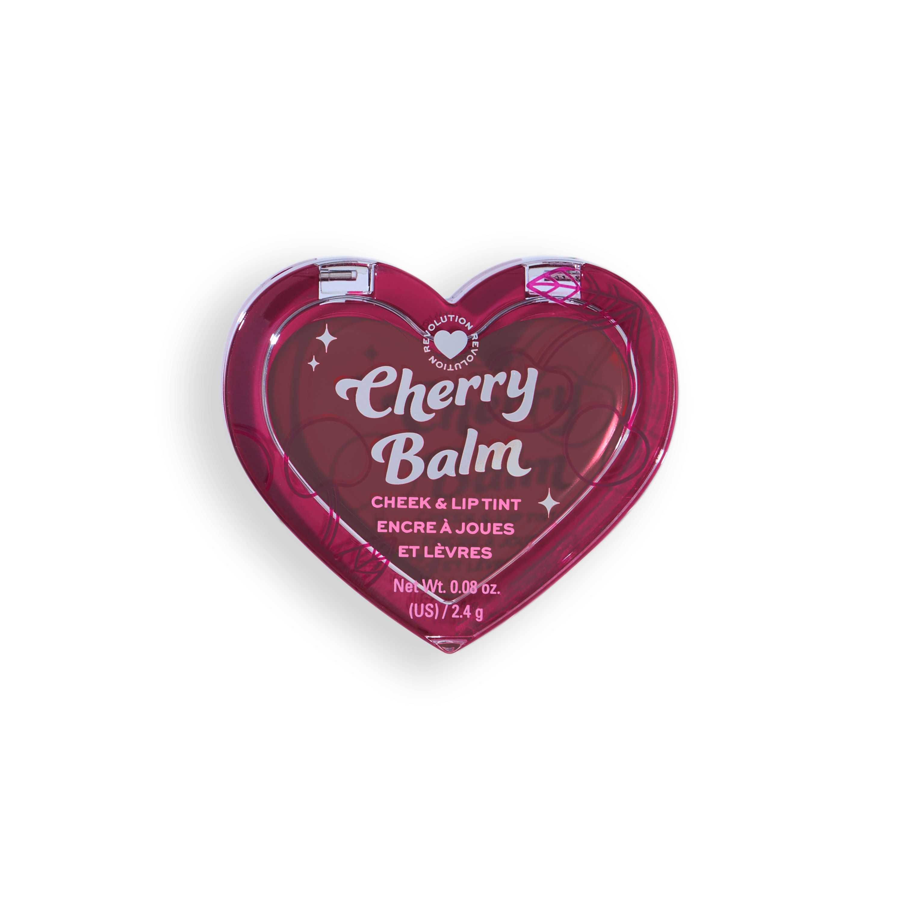 I Heart Revolution Midnight Cherry Balm Cheek & Lip Blush Black Berry
